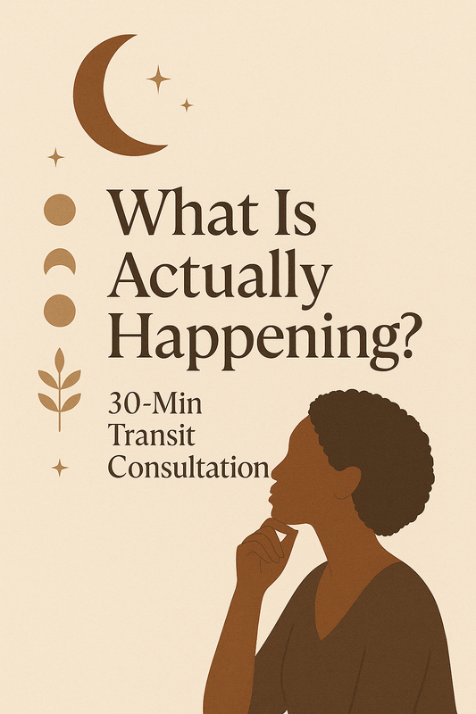 What Is Actually Happening?! – 30-Min Transit Consultation