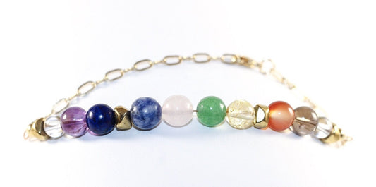LaMens Gold Harmony Chakra Bracelet (All in one)-LaMens.Co